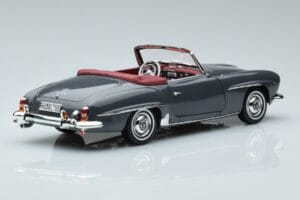 Mercedes 190 SL W121 Roadster Hall Norev 1:18 183402 Metall - pilt 3/8