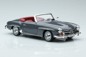 Mercedes 190 SL W121 Roadster Hall Norev 1:18 183402 Metall - pilt 5/8