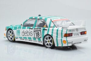 Mercedes 190E 2.5-16 W201 EVO 2 Debis #18 F. Giroix Team Zackspeed DTM 1991 Minichamps 1:18 155913618 Metall - pilt 5/6