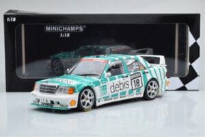 Mercedes 190E 2.5-16 W201 EVO 2 Debis #18 F. Giroix Team Zackspeed DTM 1991 Minichamps 1:18 155913618 Metall - pilt 6/6