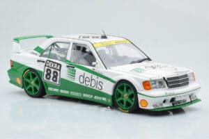 Mercedes 190E 2.5-16 W201 EVO 2 Debis #88 B. Schneider Team Zackspeed DTM 1991 Minichamps 1:18 155913688 Metall - pilt 4/6