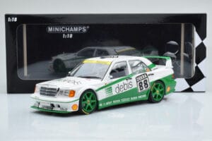 Mercedes 190E 2.5-16 W201 EVO 2 Debis #88 B. Schneider Team Zackspeed DTM 1991 Minichamps 1:18 155913688 Metall - pilt 6/6