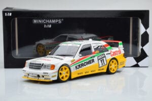Mercedes 190E 2.5-16 W201 EVO 2 Karcher #11 J. Laffite Team Maas-Schons DTM 1992 Minichamps 1:18 155923611 Metall - pilt 6/6