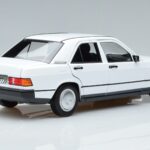 Mercedes 190 E W201 Valge Norev 1:18 183820 Metall - image 3 of 7