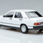 Mercedes 190 E W201 Valge Norev 1:18 183820 Metall - image 6 of 7