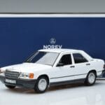 Mercedes 190 E W201 Valge Norev 1:18 183820 Metall - image 7 of 7