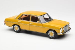 Mercedes 200/8 W115 Sahara Kollane Norev 1:18 183771 Metall - pilt 6/8