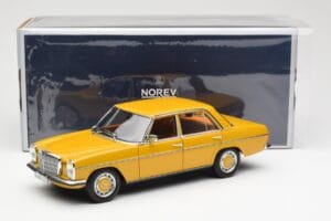 Mercedes 200/8 W115 Sahara Kollane Norev 1:18 183771 Metall - pilt 8/8