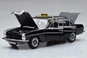 Mercedes 200 W115 Takso Norev 1:18 183776 Metall - pilt 2/7