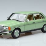 Mercedes 200 W123 Roheline Norev 1:18 183796 Metall