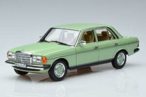 Mercedes 200 W123 Roheline Norev 1:18 183796 Metall