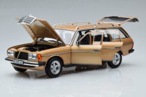 Mercedes 200T S123 AMG Package Beež Norev 1:18 183739 Metall - pilt 2/9