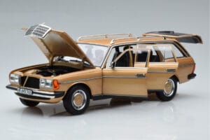 Mercedes 200T S123 Beež Norev 1:18 183738 Metall - pilt 2/9