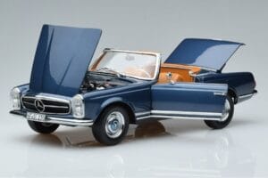 Mercedes 230 SL W113 Pagoda Sinine Piiratud Väljaanne Norev 1:18 183767 Metall - pilt 2/8