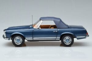 Mercedes 230 SL W113 Pagoda Sinine Piiratud Väljaanne Norev 1:18 183767 Metall - pilt 4/8