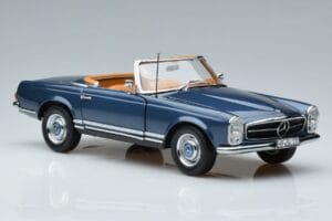 Mercedes 230 SL W113 Pagoda Sinine Piiratud Väljaanne Norev 1:18 183767 Metall - pilt 6/8