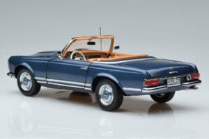Mercedes 230 SL W113 Pagoda Sinine Piiratud Väljaanne Norev 1:18 183767 Metall - pilt 7/8