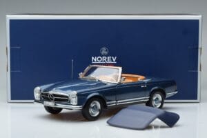 Mercedes 230 SL W113 Pagoda Sinine Piiratud Väljaanne Norev 1:18 183767 Metall - pilt 8/8