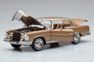 Mercedes 250 SE Coupe W111 Kuldne Metallik Norev 1:18 183759 Metall - pilt 2/7