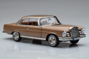 Mercedes 250 SE Coupe W111 Kuldne Metallik Norev 1:18 183759 Metall - pilt 5/7
