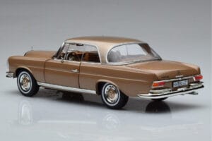 Mercedes 250 SE Coupe W111 Kuldne Metallik Norev 1:18 183759 Metall - pilt 6/7