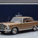 Mercedes 250 SE Coupe W111 Kuldne Metallik Norev 1:18 - image 7 of 7