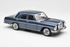 Mercedes 280 SE W108 Tumesinine Metallik Norev 1:18 183534 Metall - pilt 6/8