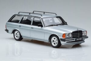 Mercedes 280 TE AMG S123 Hõbedane Otto 1:18 OT246 Vaik - pilt 4/6