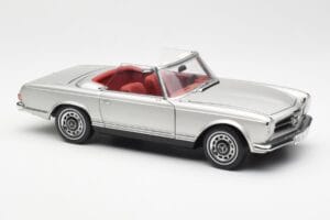 Mercedes 280 SL W113 Pagoda Hõbedane Schuco 1:18 450035000 Metall - pilt 6/8