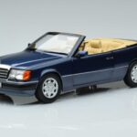 Mercedes 300 CE-24 A124 Kabriolett Nautical Sinine Piiratud Väljaanne Norev 1:18 183879 Metall