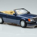 Mercedes 300 CE-24 A124 Kabriolett Nautical Sinine Piiratud Väljaanne Norev 1:18 183879 Metall - image 5 of 7
