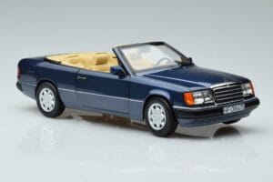 Mercedes 300 CE-24 A124 Kabriolett Nautical Sinine Piiratud Väljaanne Norev 1:18 183879 Metall - pilt 5/7