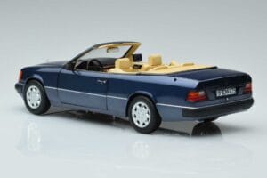 Mercedes 300 CE-24 A124 Kabriolett Nautical Sinine Piiratud Väljaanne Norev 1:18 183879 Metall - pilt 6/7