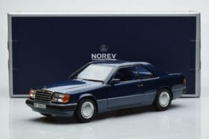 Mercedes 300 CE-24 C124 Coupe Nautical Sinine Piiratud Väljaanne Norev 1:18 183882 Metall - pilt 7/7