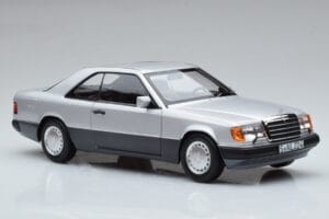 Mercedes 300 CE-24 C124 Coupe Hõbedane Norev 1:18 183880 Metall - pilt 5/7