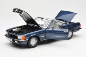 Mercedes 300 SL R107 Nautiline Sinine Norev 1:18 183466 Metall - pilt 2/8