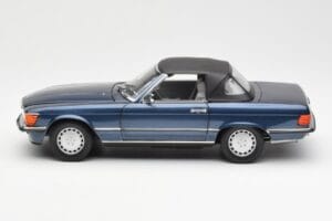 Mercedes 300 SL R107 Nautiline Sinine Norev 1:18 183466 Metall - pilt 4/8