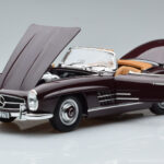 Mercedes 300 SL W198 Roadster Punane Norev 1:18 - image 2 of 8