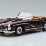 Mercedes 300 SL W198 Roadster Punane Norev 1:18