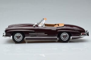 Mercedes 300 SL W198 Roadster Punane Norev 1:18 183891 Metall - pilt 5/8