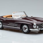 Mercedes 300 SL W198 Roadster Punane Norev 1:18 - image 6 of 8