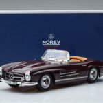 Mercedes 300 SL W198 Roadster Punane Norev 1:18 - image 8 of 8