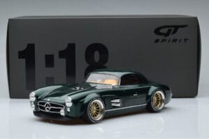 Mercedes 300 SL Speedster Hard Top By S-Klub Roheline GT Spirit 1:18 GT872 Vaik - pilt 6/6