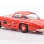 Mercedes 300 SL W198 Gullwing Punane Minichamps 1:18 - image 7 of 8