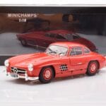 Mercedes 300 SL W198 Gullwing Punane Minichamps 1:18 - image 8 of 8