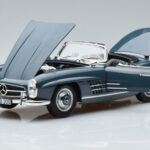 Mercedes 300 SL W198 Roadster Sinine Norev 1:18 - image 2 of 9