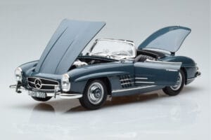 Mercedes 300 SL W198 Roadster Sinine Norev 1:18 B66040668 Metall - pilt 2/9