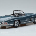 Mercedes 300 SL W198 Roadster Sinine Norev 1:18 - image 3 of 9
