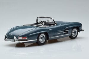 Mercedes 300 SL W198 Roadster Sinine Norev 1:18 B66040668 Metall - pilt 3/9