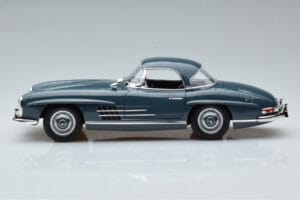 Mercedes 300 SL W198 Roadster Sinine Norev 1:18 B66040668 Metall - pilt 5/9